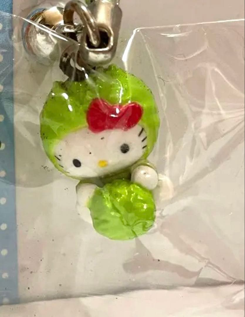 魚*魚様 ハローキティ 根付 ストラップ　夏野菜バージョン 5種セット