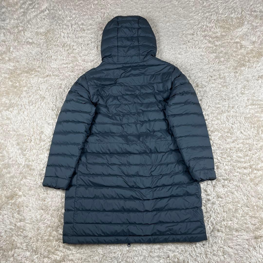 DANTON ダントン ミドルダウン フード付き コート Sサイズ グレー