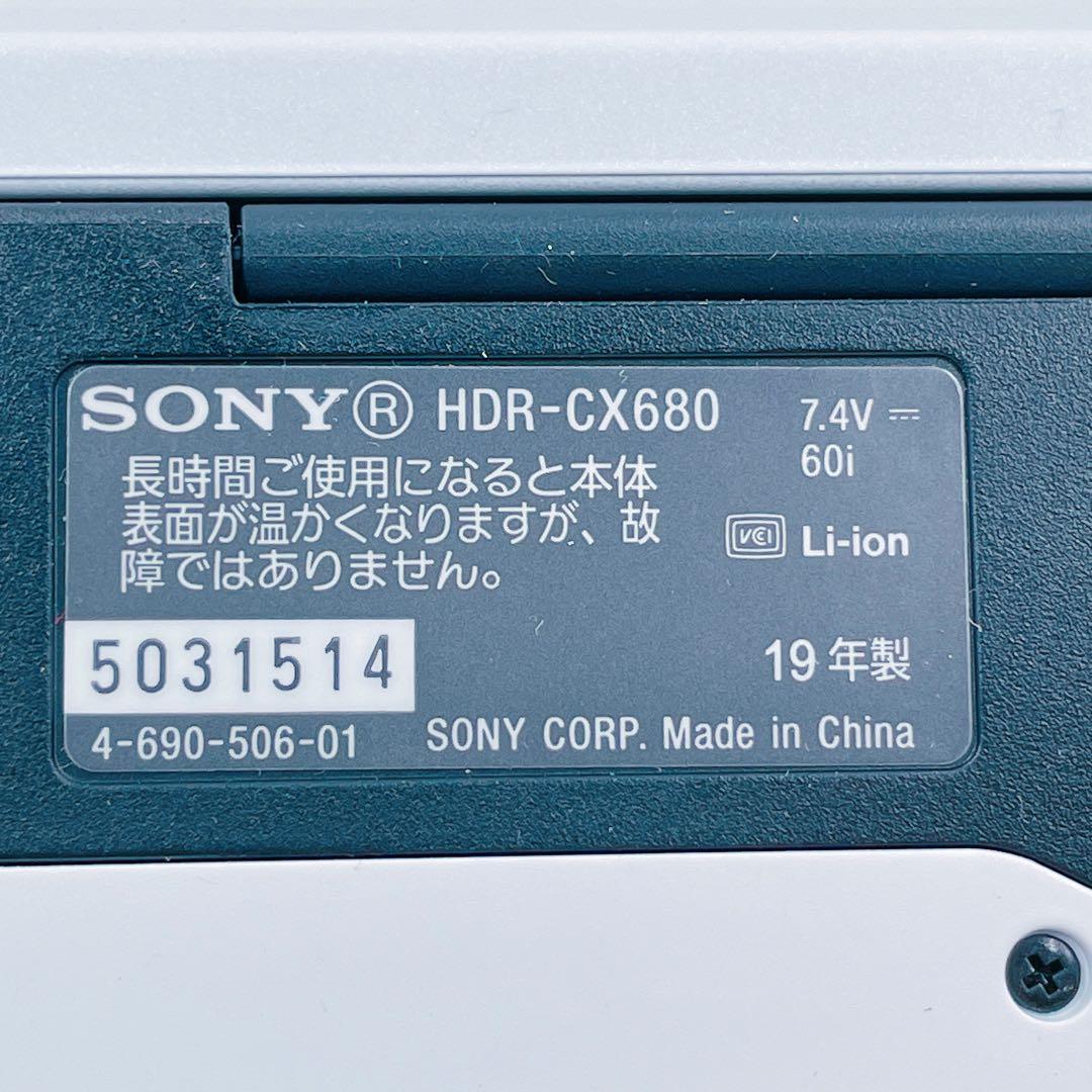 9BM11 SONY HD ビデオ カメラ HDR-CX680 通電のみ確認済