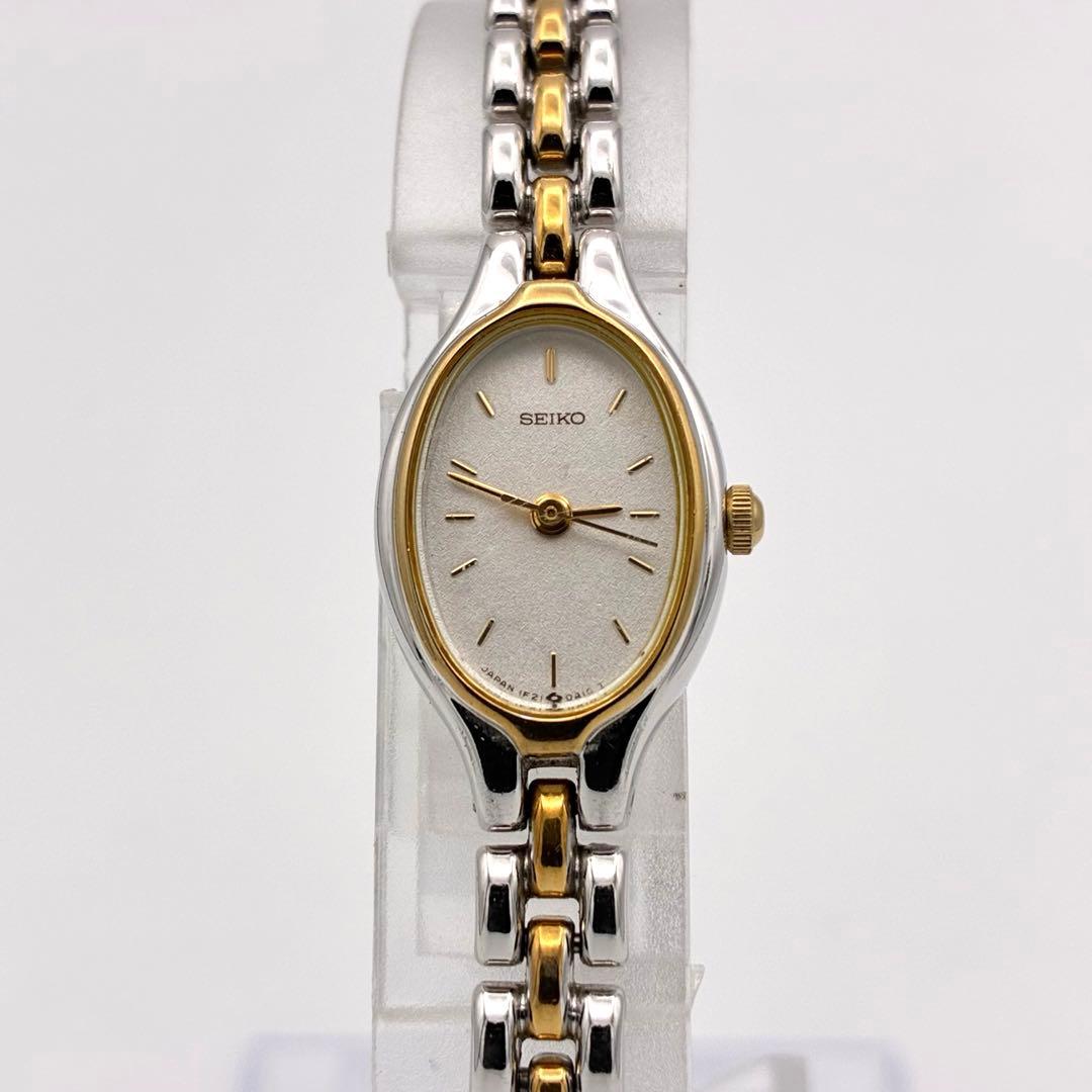 vintage 美品 SEIKO ブレスレット オーバル 日本製 レディース