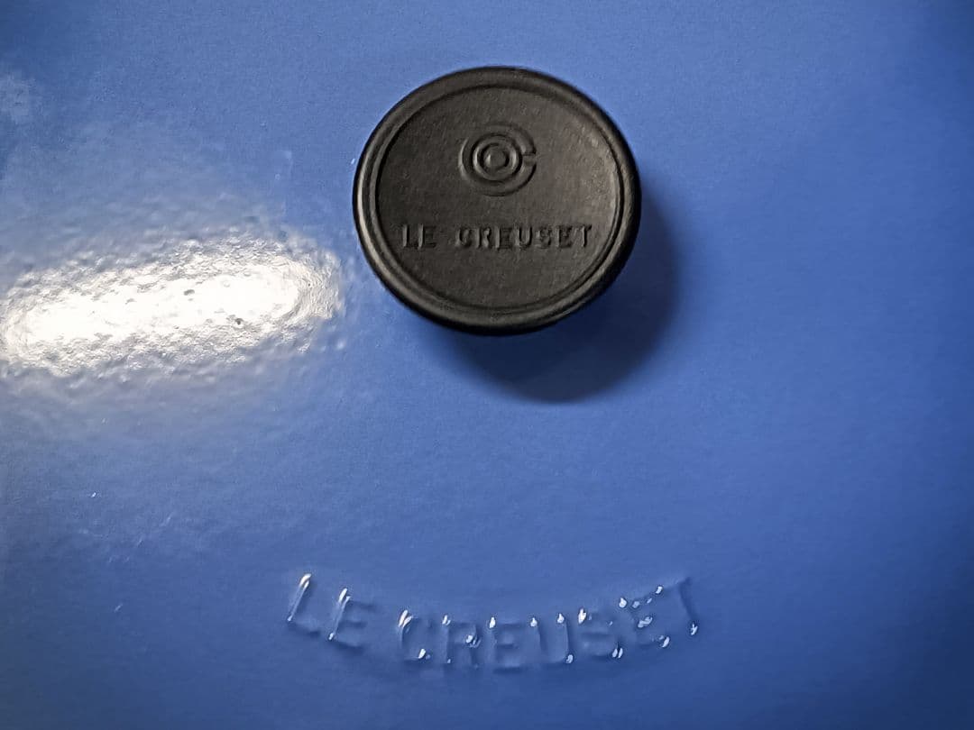 ルクルーゼ　26cm　マルミット　コバルトブルー　LE CREUSET