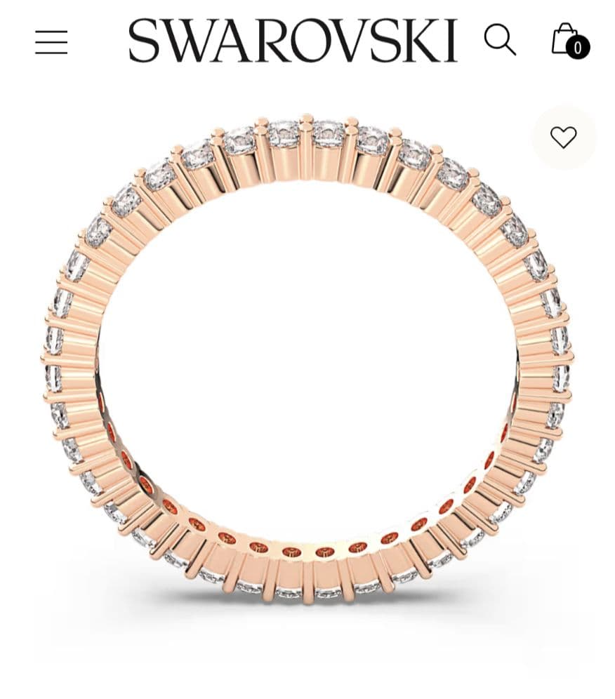SWAROVSKI　Matrix Vittore リング　フルエタニティリング