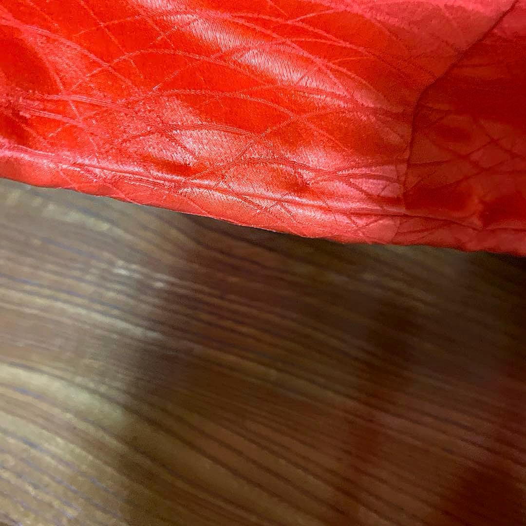 振袖フルセット　紋意匠友禅　艶のある朱色　成人式振袖　振袖