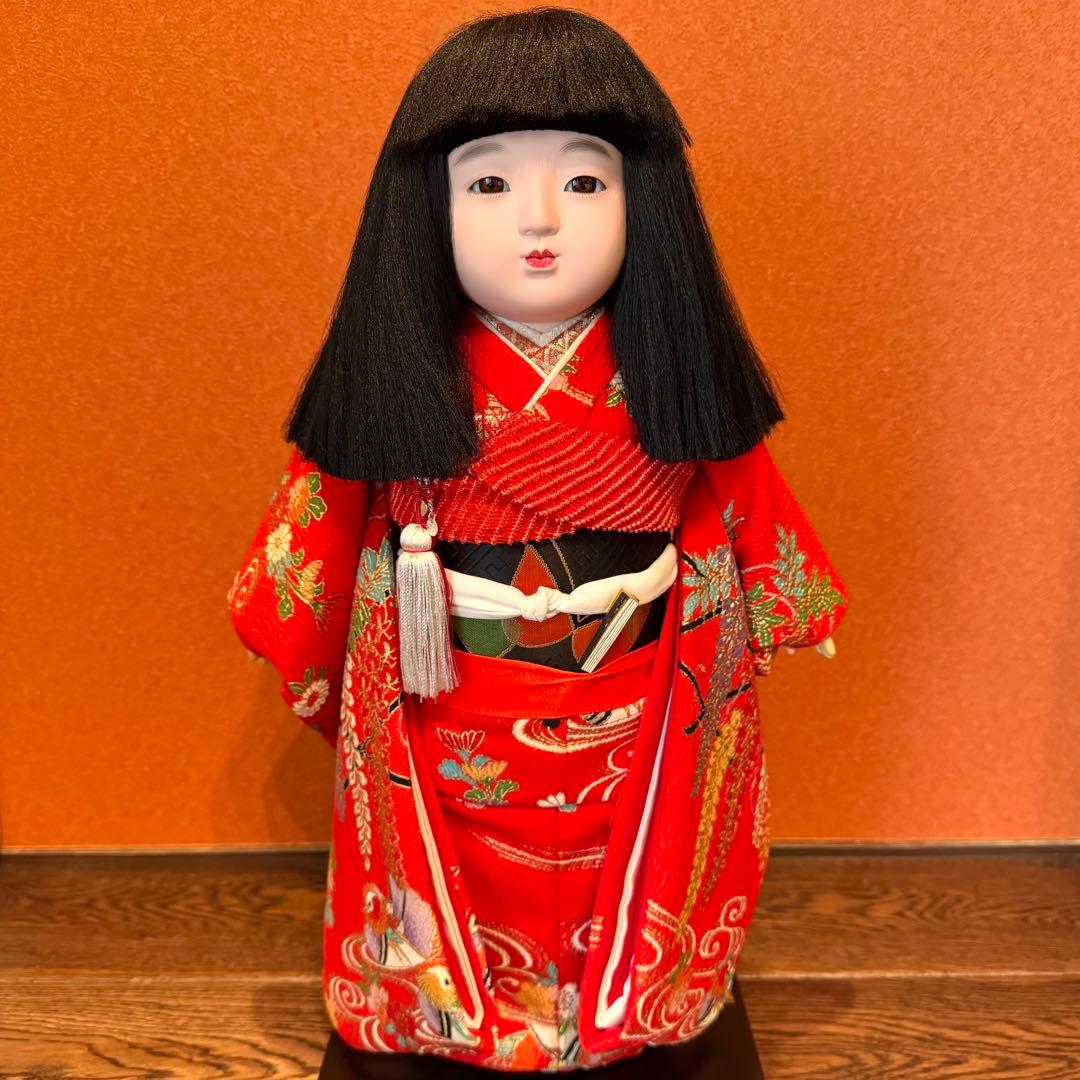 【直接取引限定】〈ガラスケース付き〉市松人形