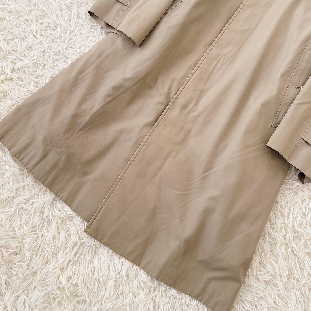 人気 L相当!!バーバリー ウールライナー ステンカラーコート ロング ベージュ