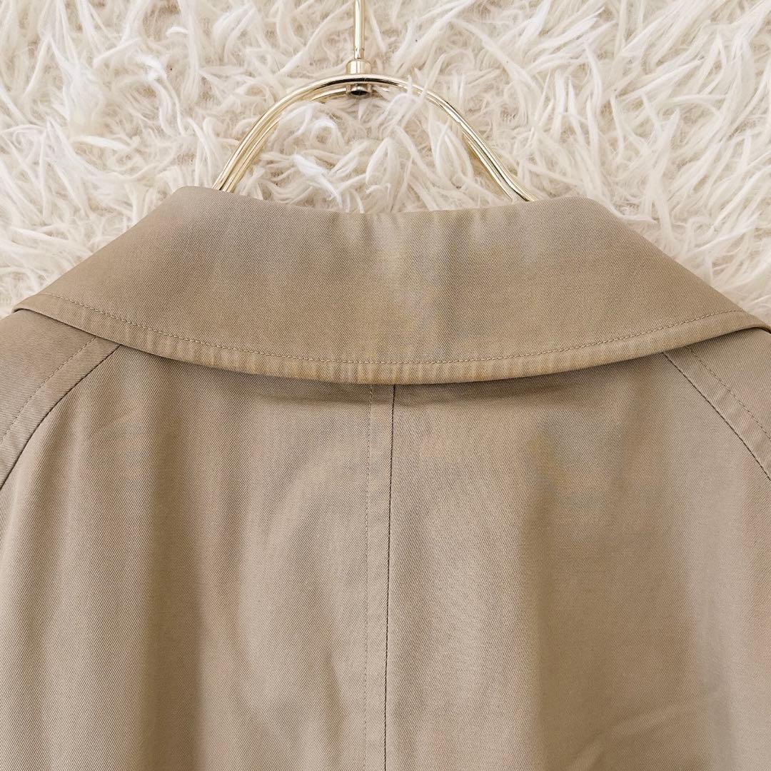 人気 L相当!!バーバリー ウールライナー ステンカラーコート ロング ベージュ