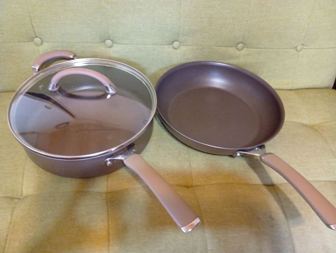 高級シリーズ　Circulon フライパンと蓋セット