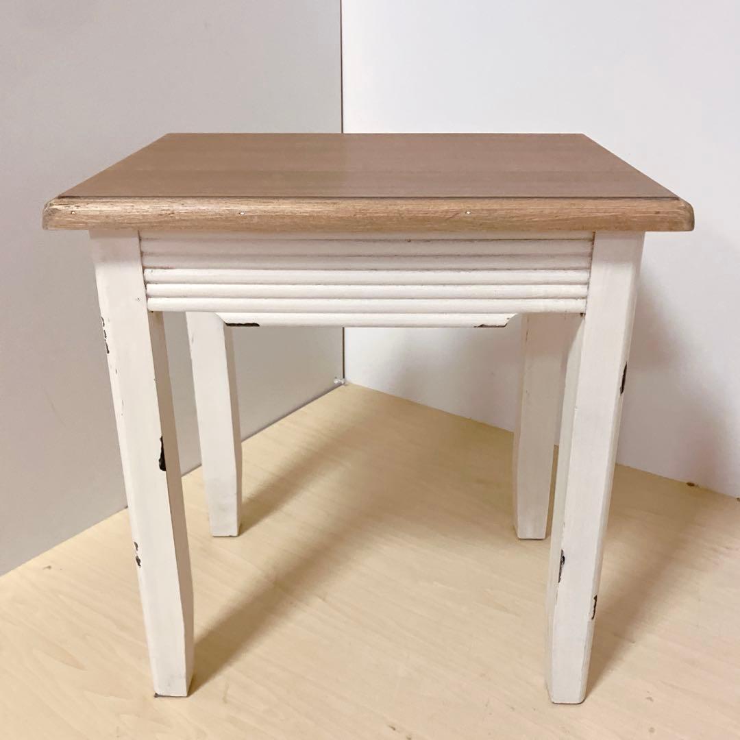 東谷　アンティーク調　デスク＆チェアセット　カントリー風　木製デスク　木製チェア