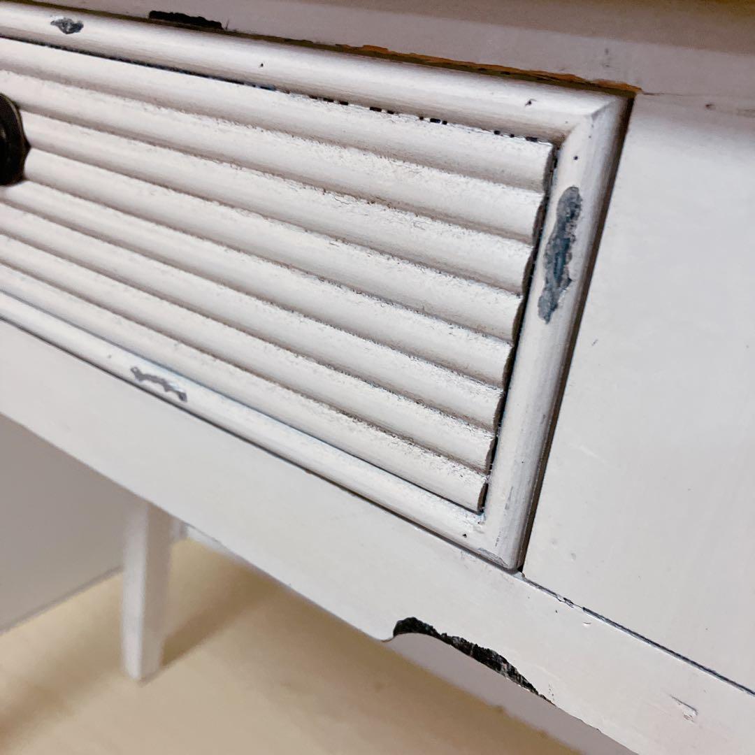 東谷　アンティーク調　デスク＆チェアセット　カントリー風　木製デスク　木製チェア