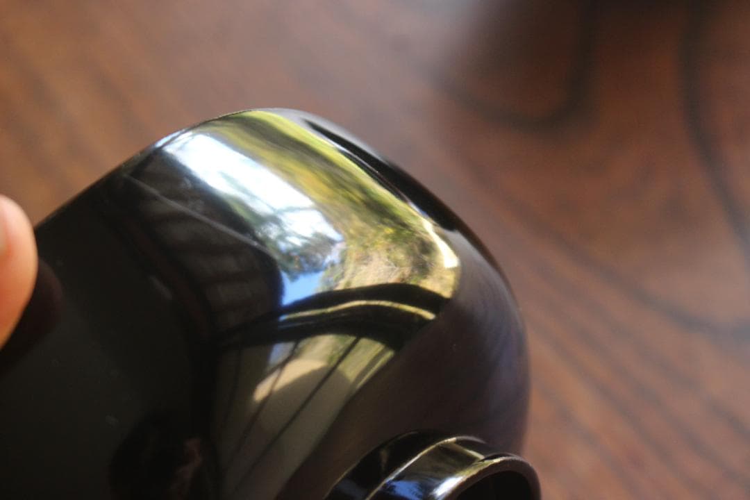 塗キズ有！優美な塗分けに極上木芙蓉蒔絵の映えるお椀2点（検輪島塗京塗雑煮椀