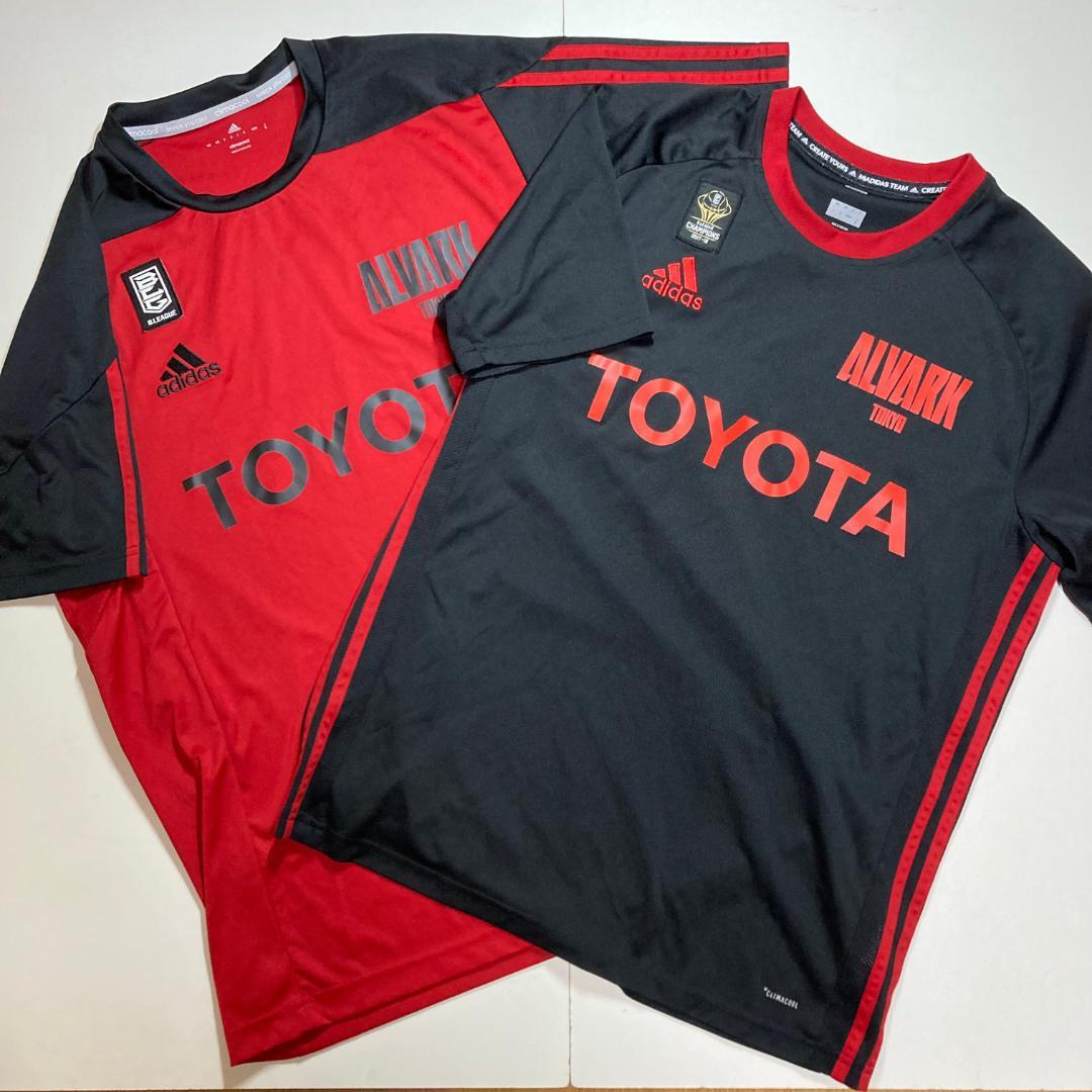 アルバルク東京　adidas　プラクティスシャツ　2枚　Oサイズ（XL）　バスケ