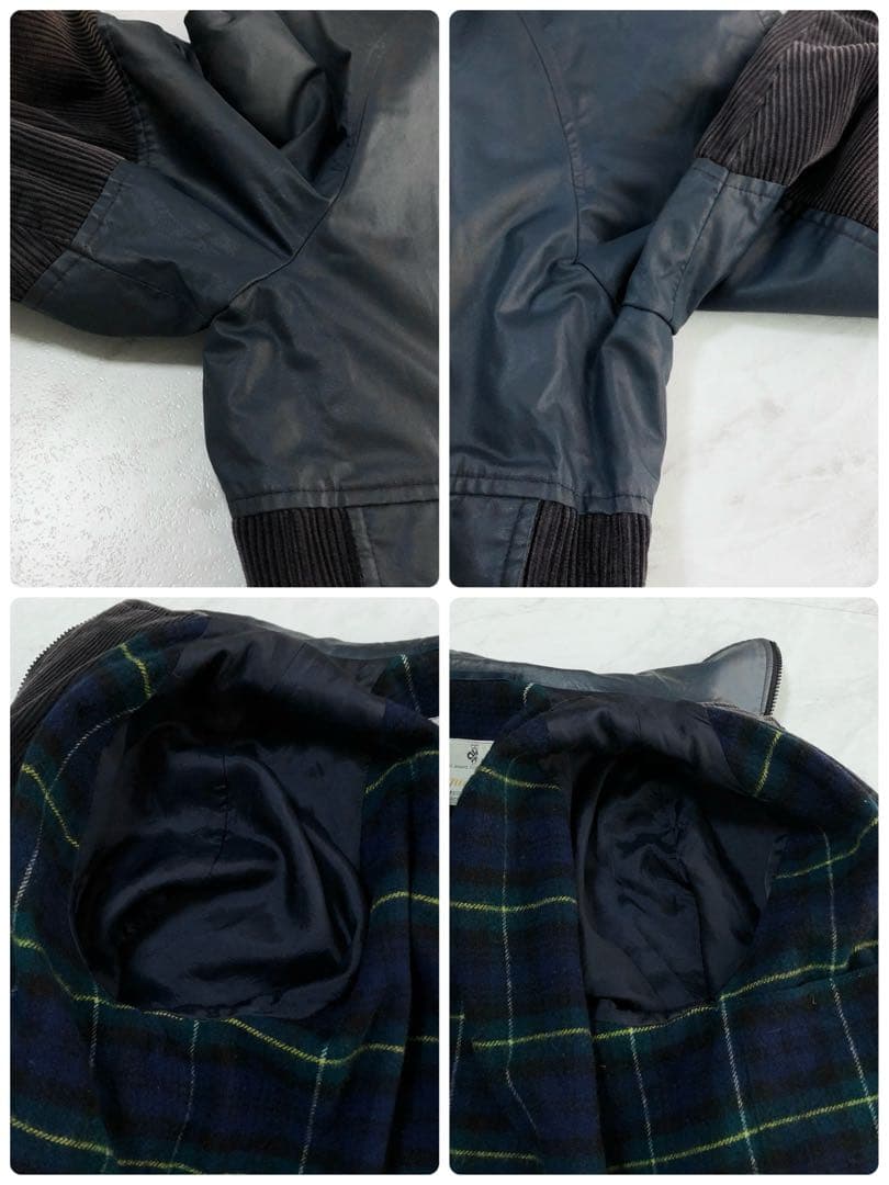 【希少】Aquascutum ドッキング ジャケット コーデュロイ チェック