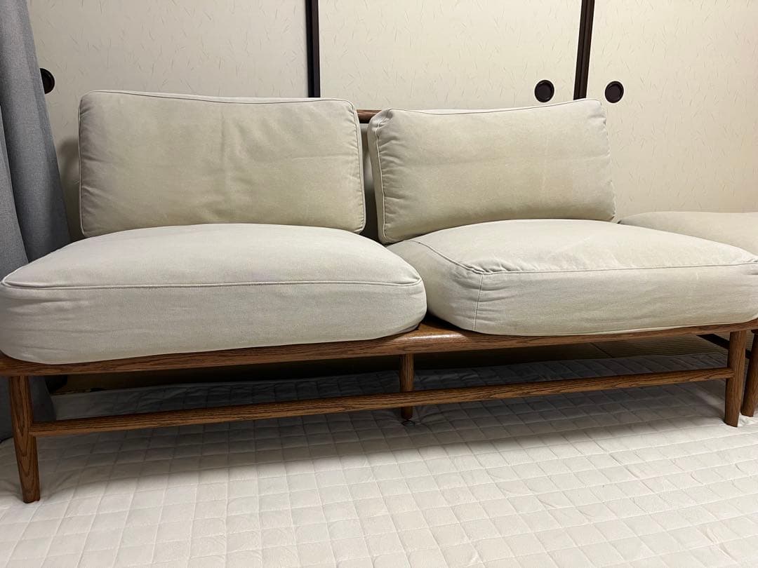 【MOMO NATURAL】 CLOUD SOFA 2Pソファ①※セット販売希望