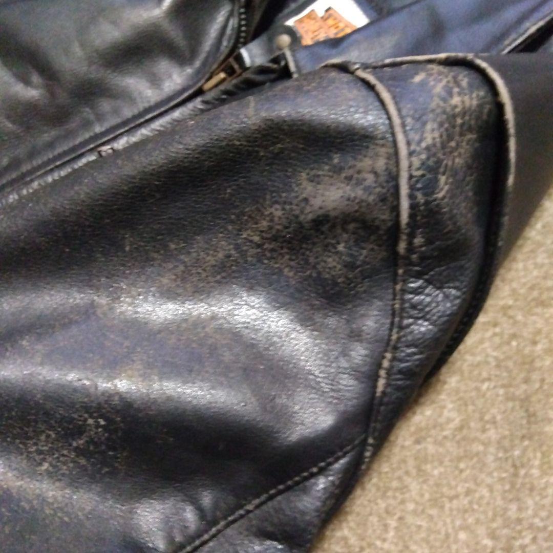 38inch ヴィンテージ ハーレーダビッドソン シングル ライダースジャケット