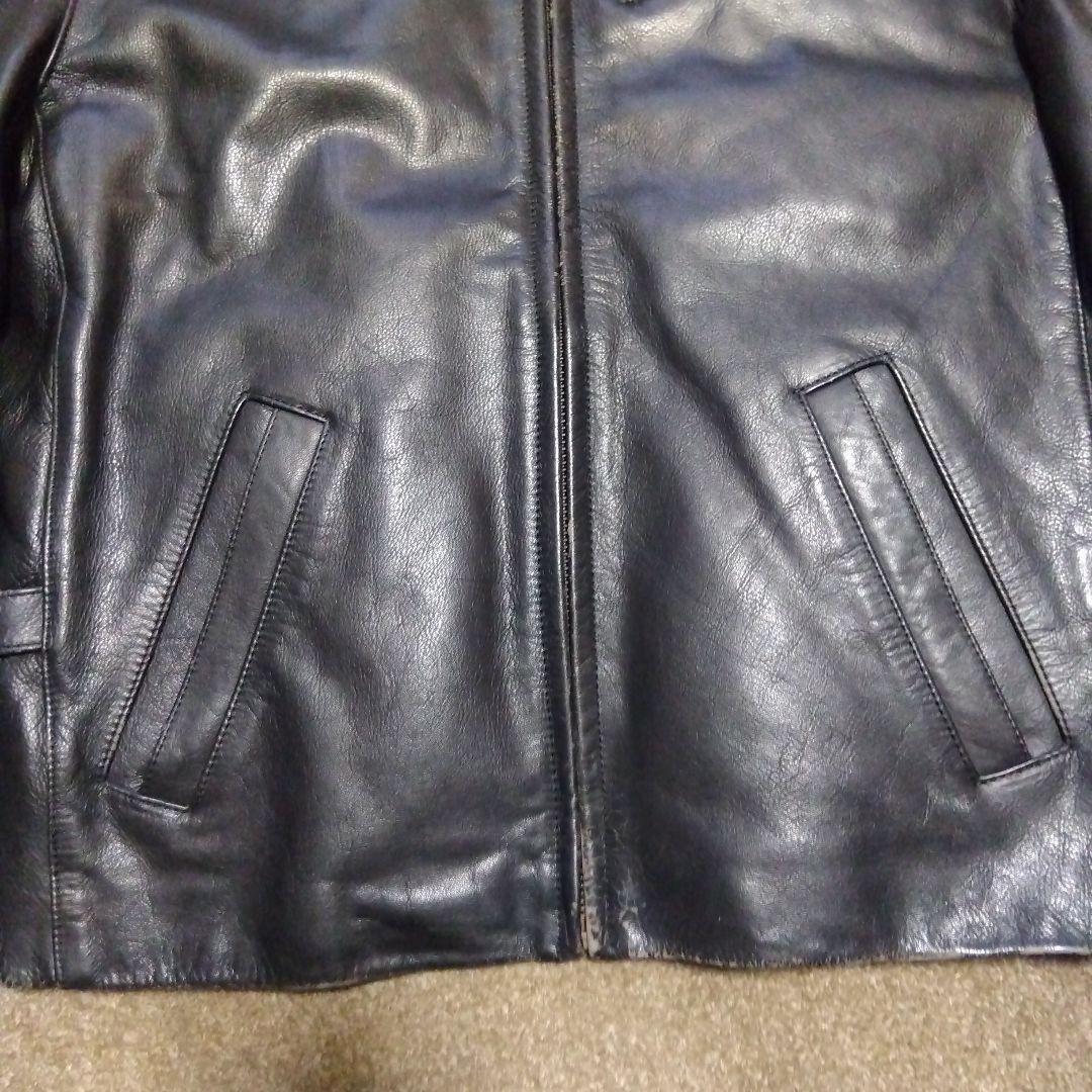 38inch ヴィンテージ ハーレーダビッドソン シングル ライダースジャケット