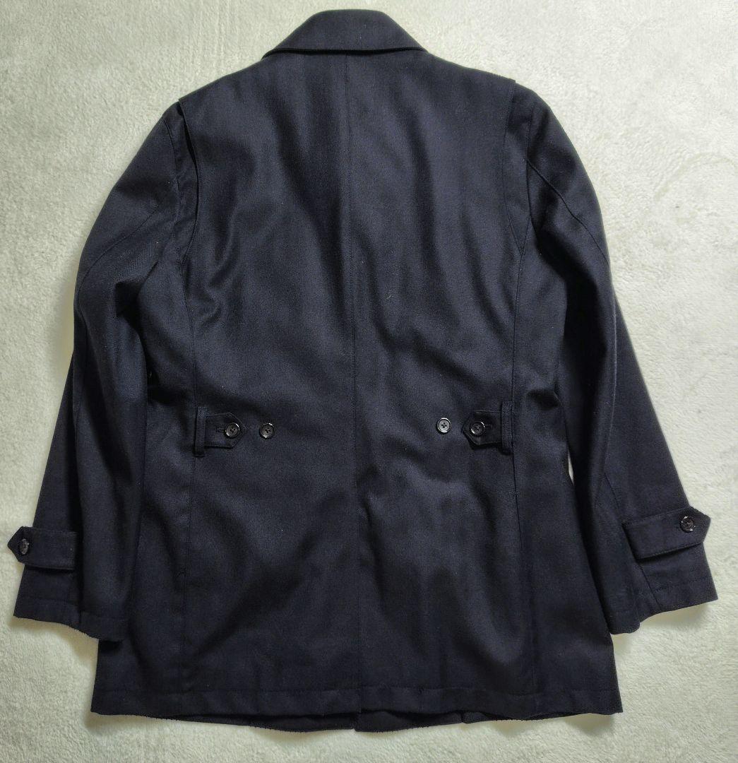 極美品　タケオキクチ　2way　ステンカラー　ライナー付き　ヘリンボーン　L