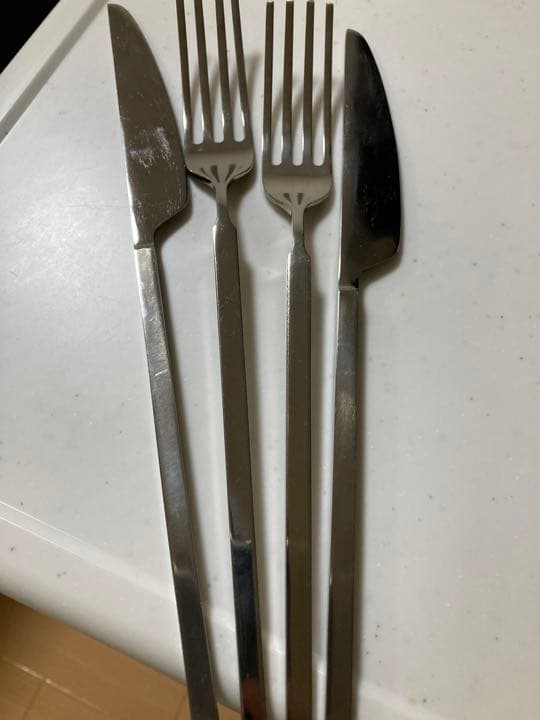 チタン製ナイフ・フォークカトラリー2組セット