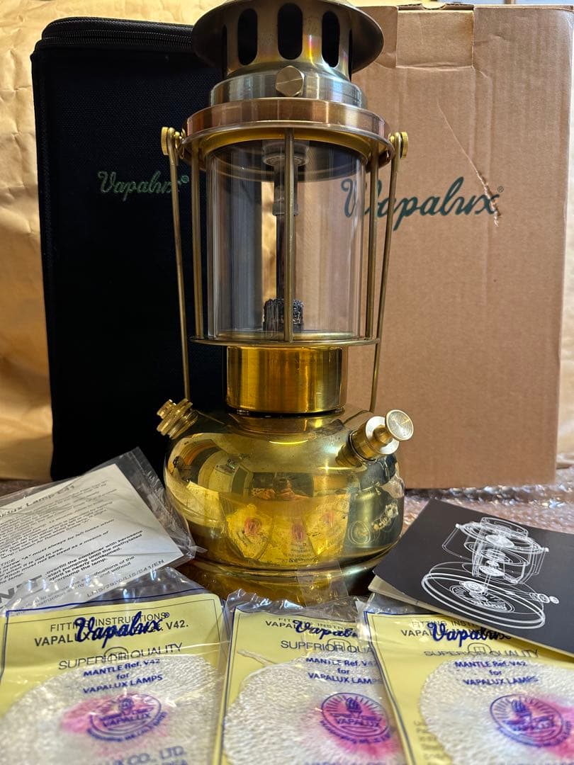 B*n様 Vapalux 300ポリッシュドブラスランタン 真鍮製 収納ケース付