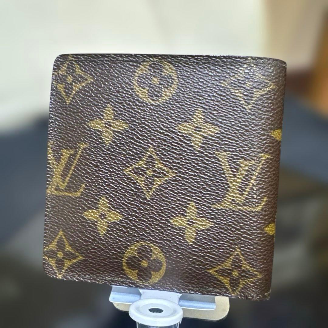 ⑩☆優良品☆モノグラム♪マルコ☆2つ折り財布★ポケットあり