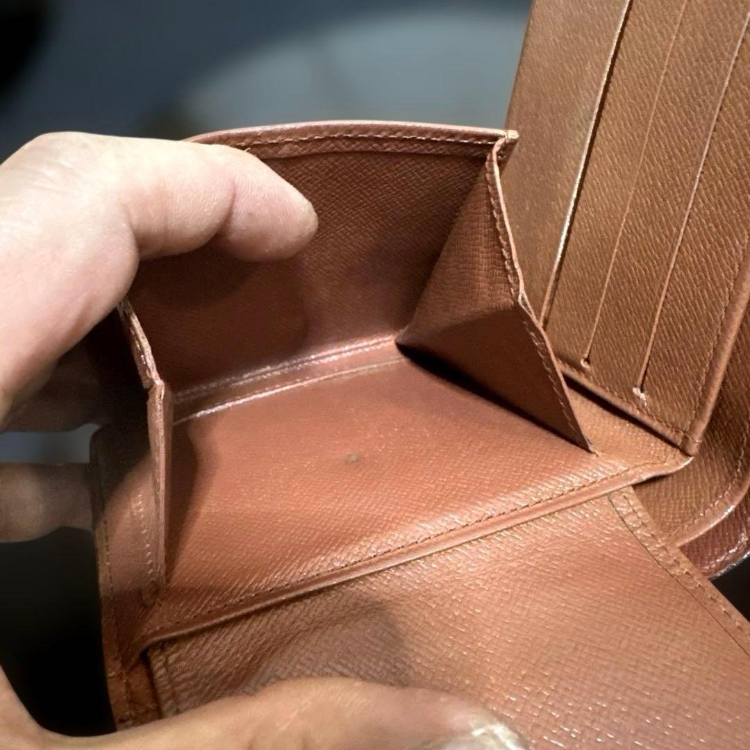 ⑩☆優良品☆モノグラム♪マルコ☆2つ折り財布★ポケットあり