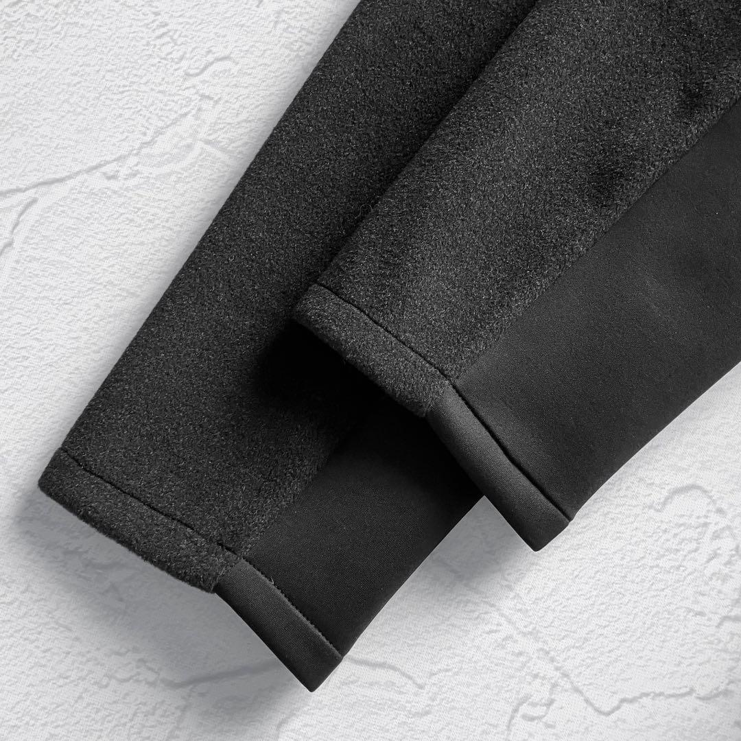 ✨新品✨Eimee Low エイミーロウ ボンディングフリルビーバーコート 黒