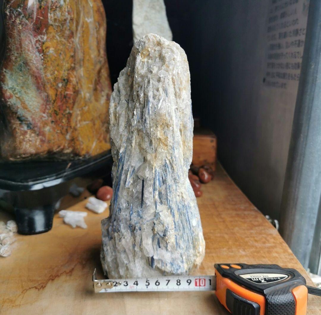 カイヤナイト　3.2キロ　鑑賞石　石 置物　オブジェ　インテリア