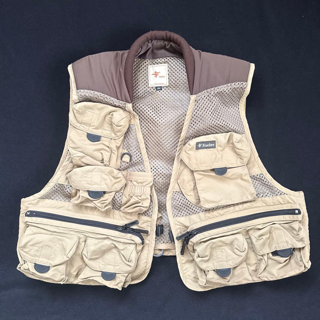 フライ　ベスト　foxfire J streamベスト　渋谷直人モデル