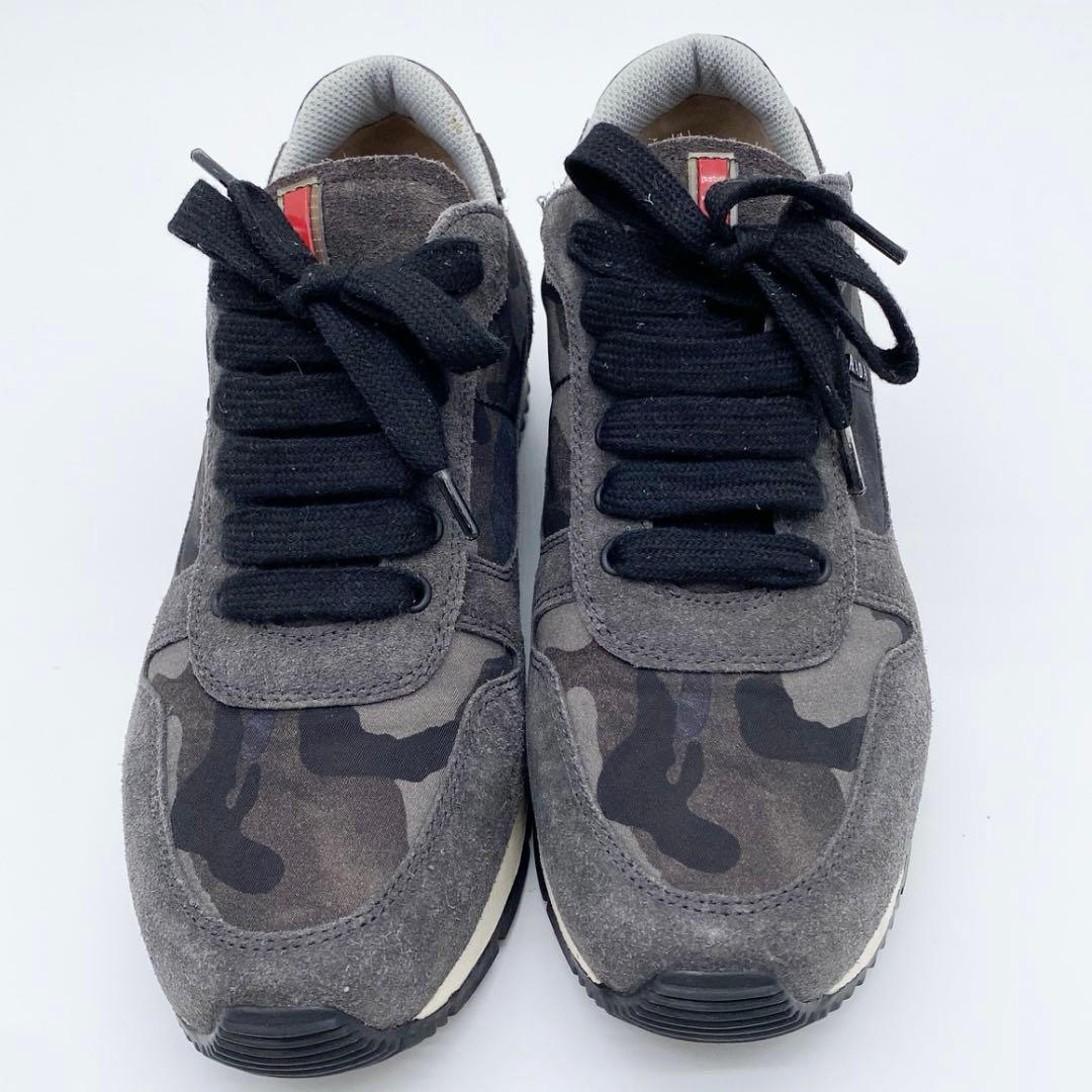 PRADAプラダ☆スウェードカモフラ柄スニーカー☆