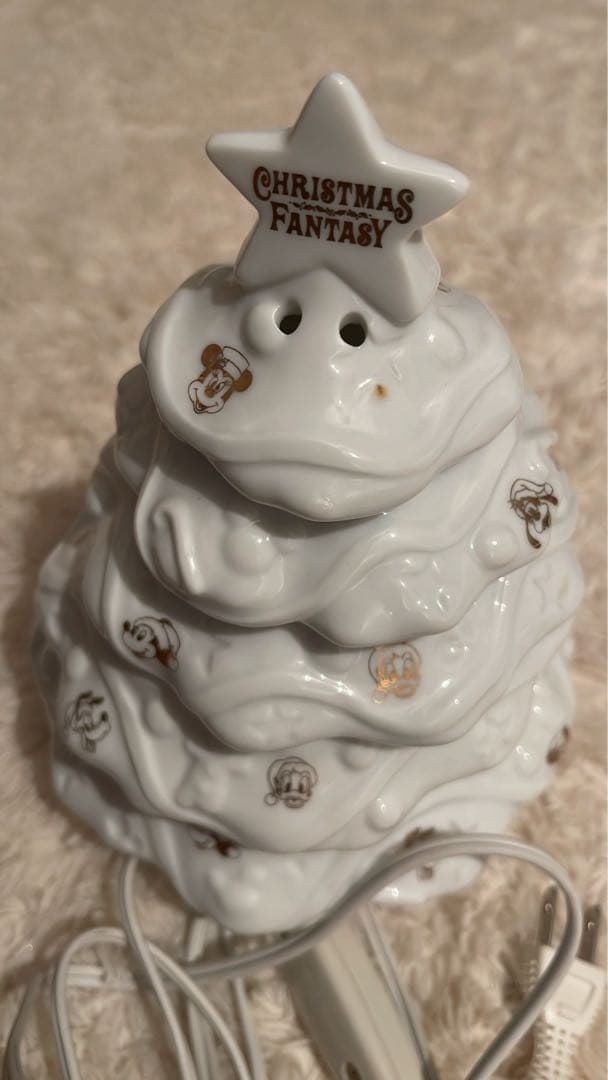 激レアDisney RESORT 1989年 メリークリスマスランプ