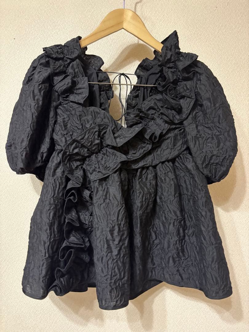 美品　cecilie bahnsen UK8 フリル　ブラウス　タグ付き