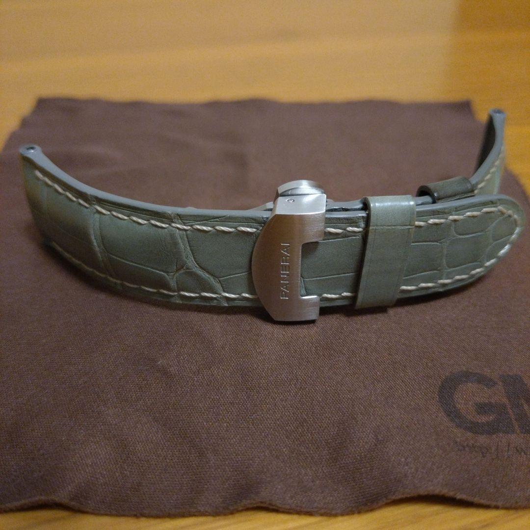 ★値下げ★PANERAI純正Dバックル20㎜+ジャン・ルソーアリゲーター革ベルト