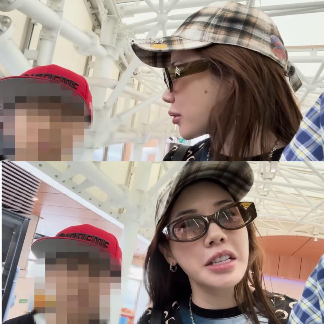 Acne Studios チェック ベースボールキャップ