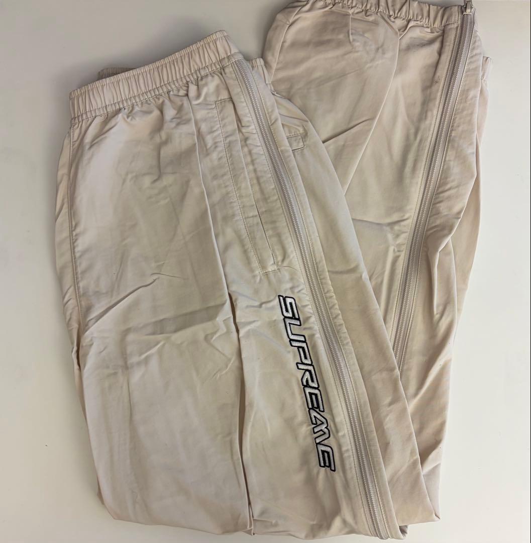 SUPREME ジッパー付きパンツ ホワイト