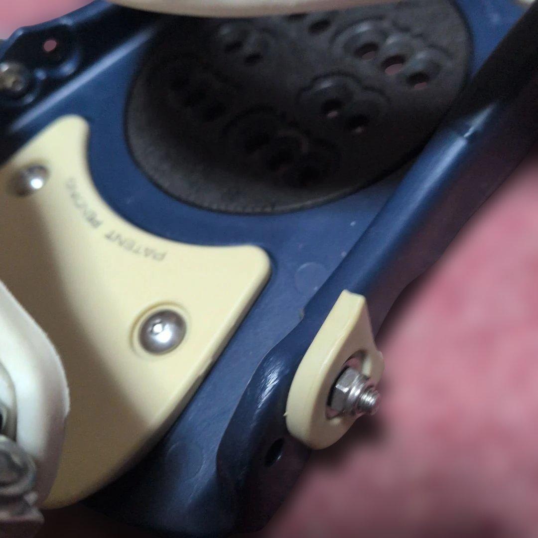 スノーボード ビンディング ホワイト/ブルー