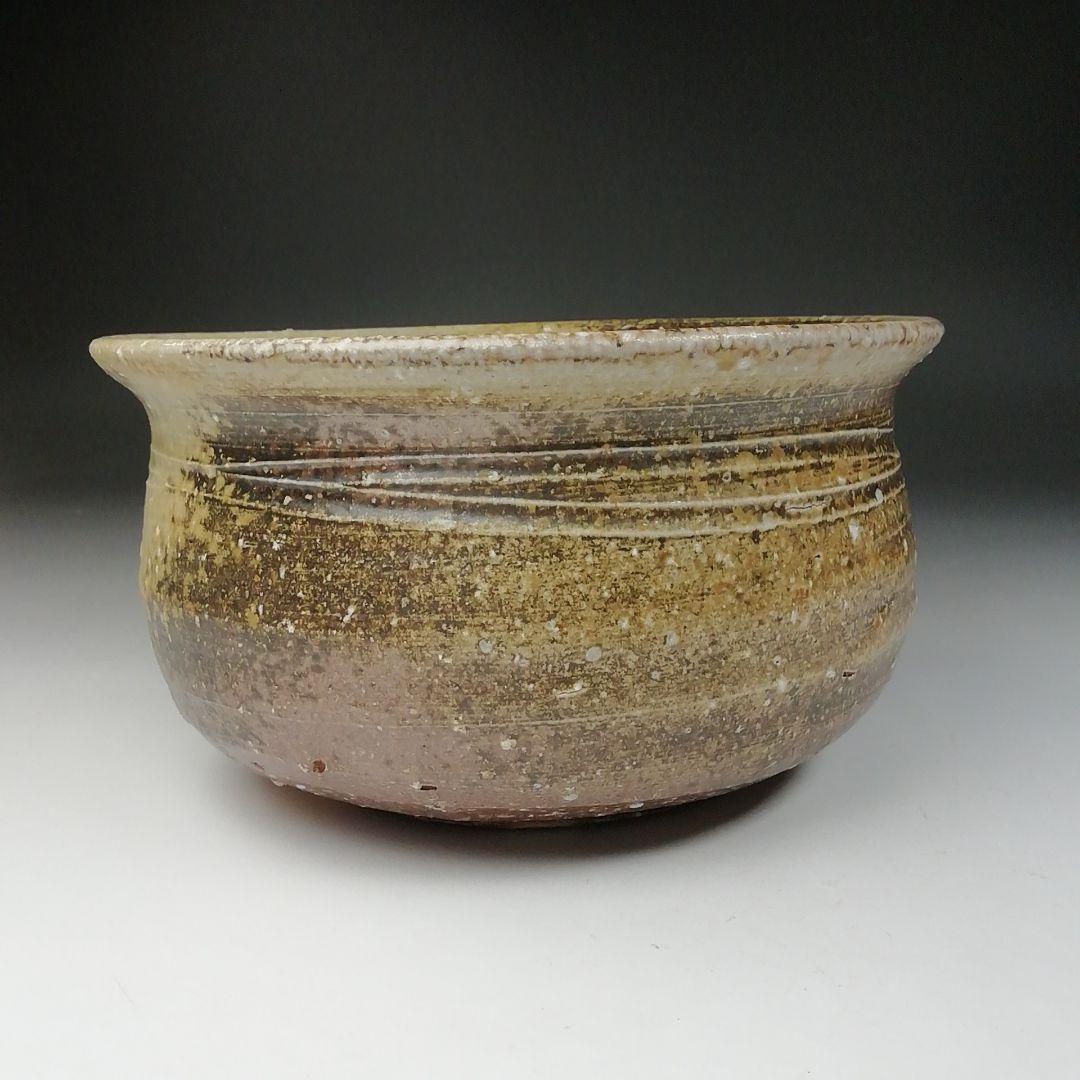 Ｔ６６５　建水　『信楽焼』『高橋楽斎』　共箱　茶道具