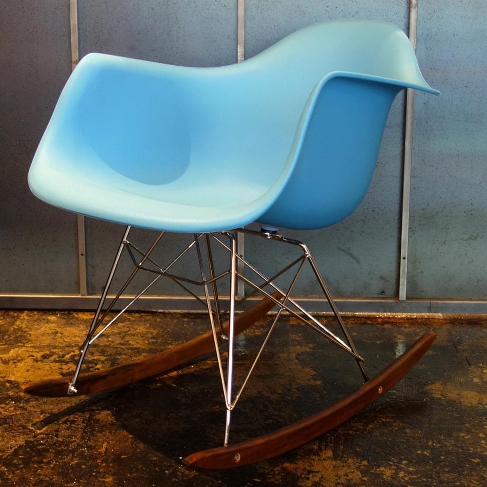 イームズ RAR シェルチェアー イス 椅子 Eames スカイブルー/BR