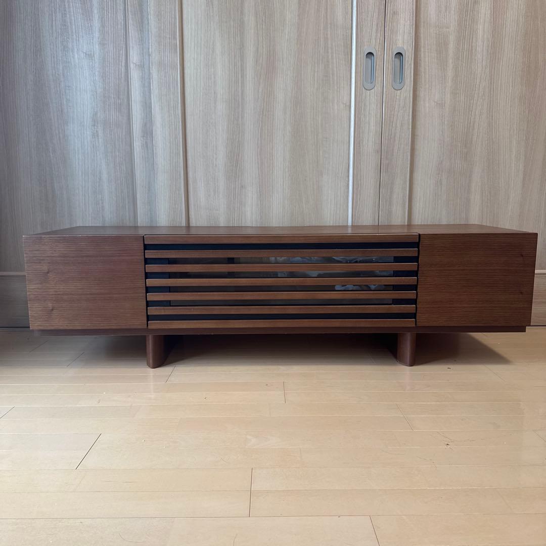 【完成品送料込】ウォールナット突板 テレビ台 幅140 サンキコーポレーション