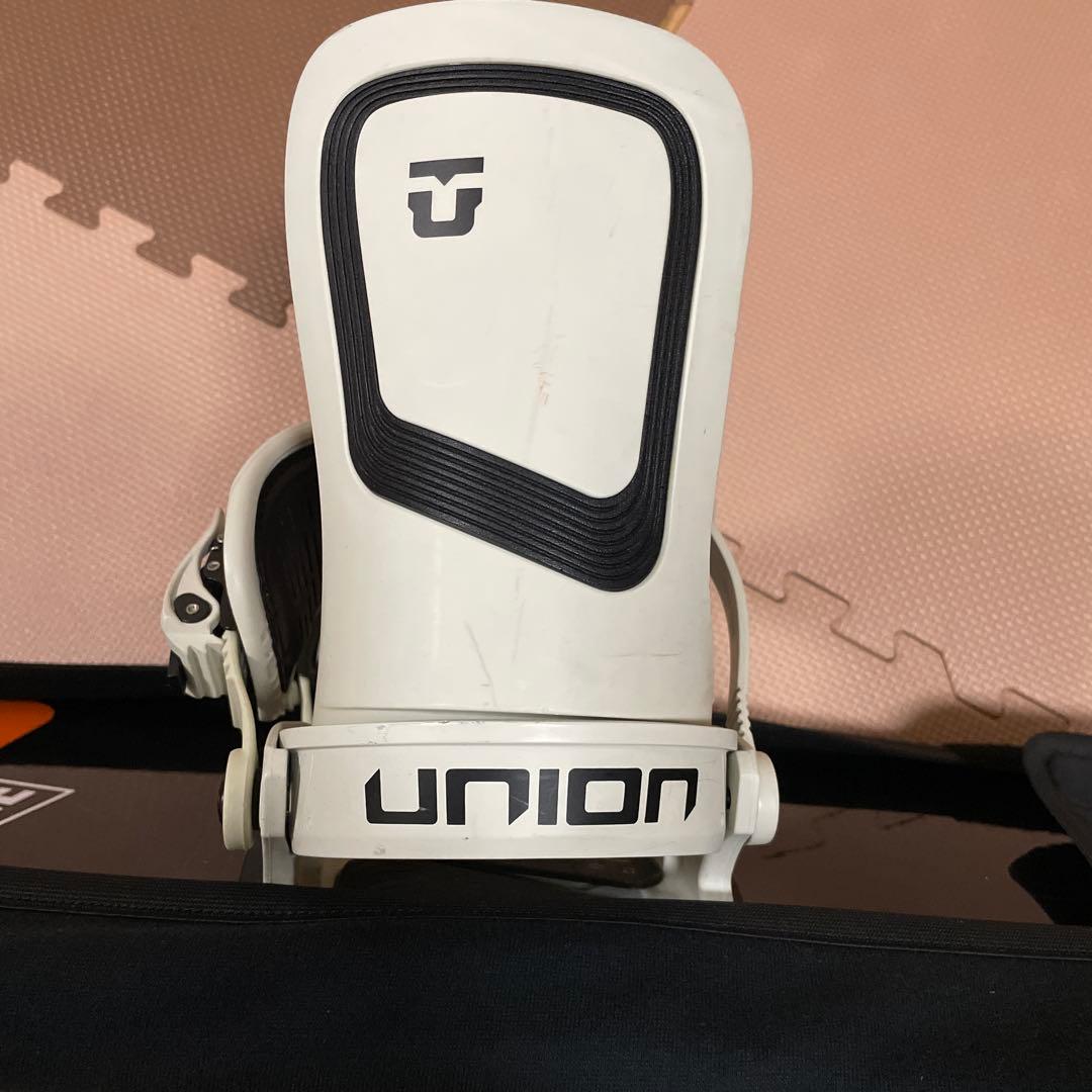 union ultra スノーボードビンディング ホワイト