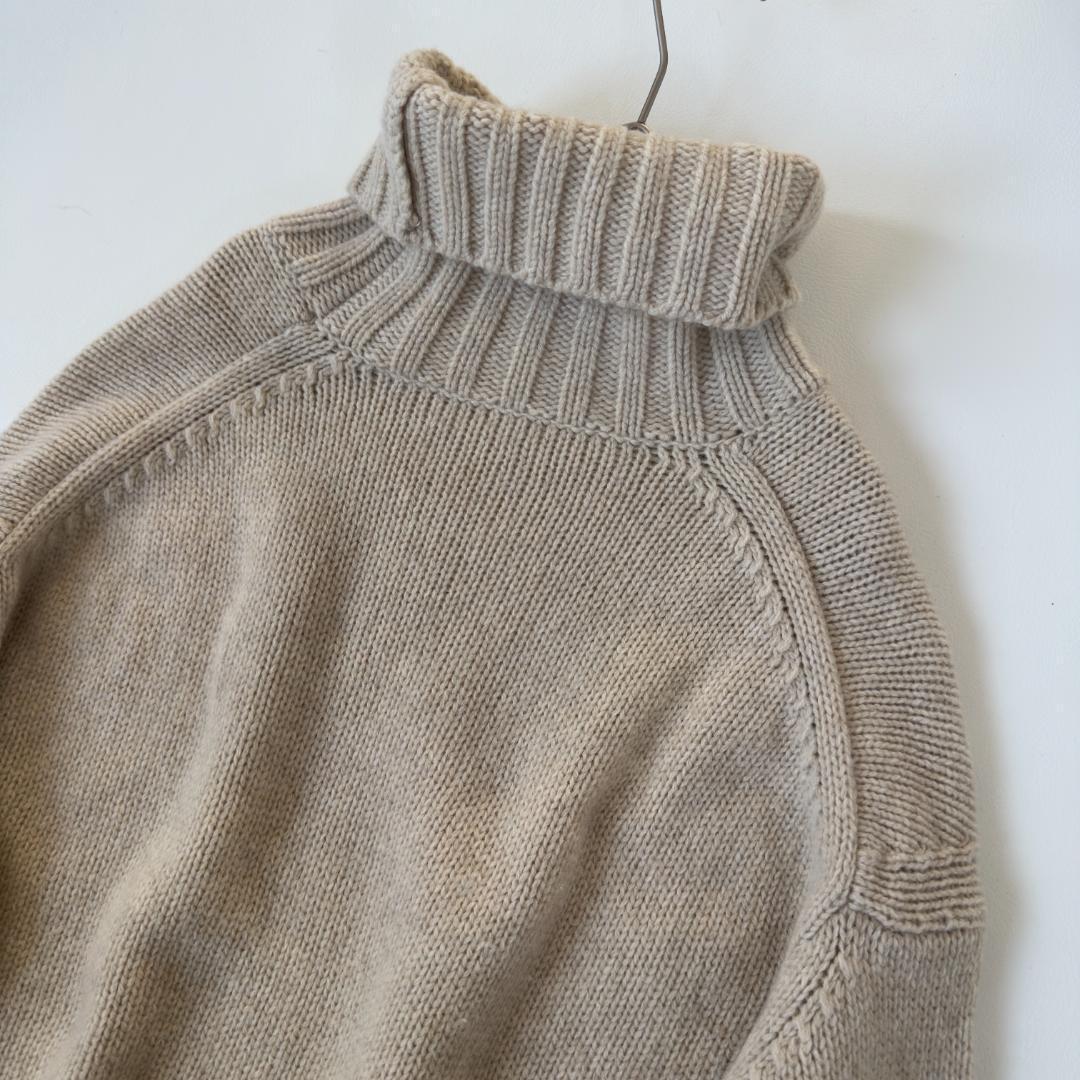 GALERIE VIE ファインウール タートルネックプルオーバー