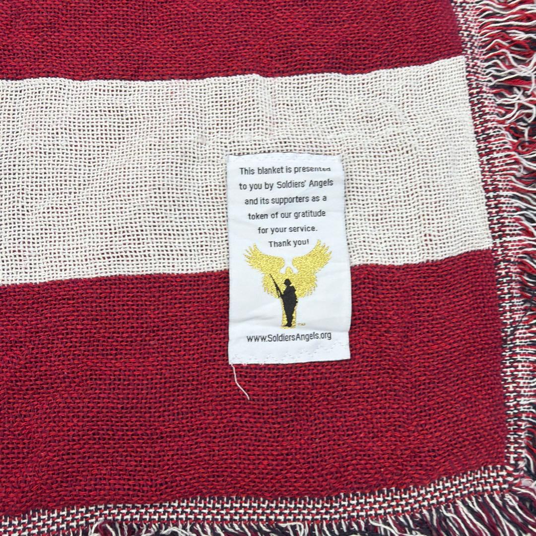 米軍　国旗　星条旗　マルチカバー　ソファカバー　ヴィンテージラグ　125x175