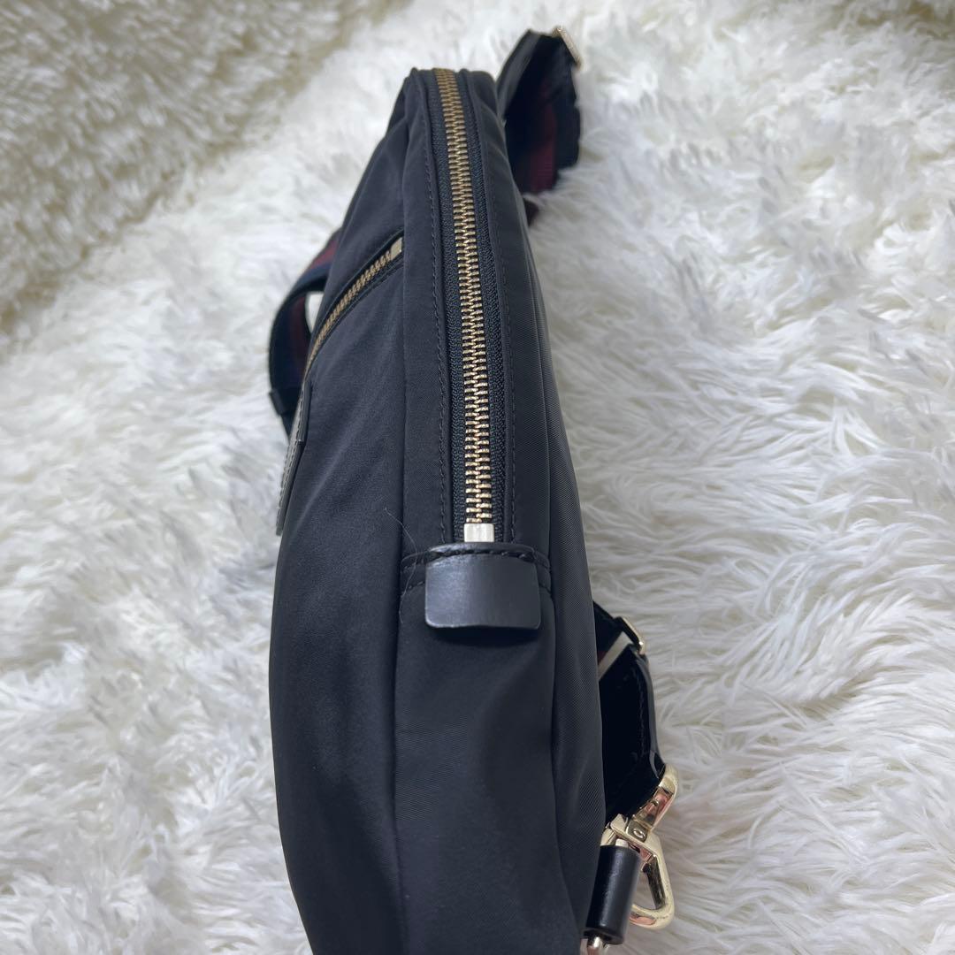 極美品 PaulSmith ポールスミス ボディバッグ ストライプ ナイロン