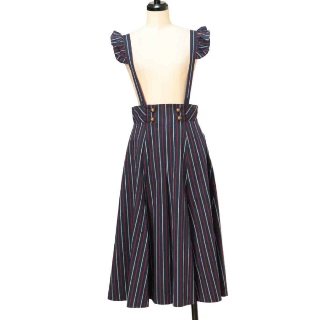 Victorian Maiden ストライプ　ロング キュロット スカート