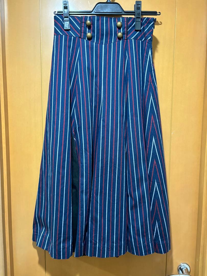 Victorian Maiden ストライプ　ロング キュロット スカート