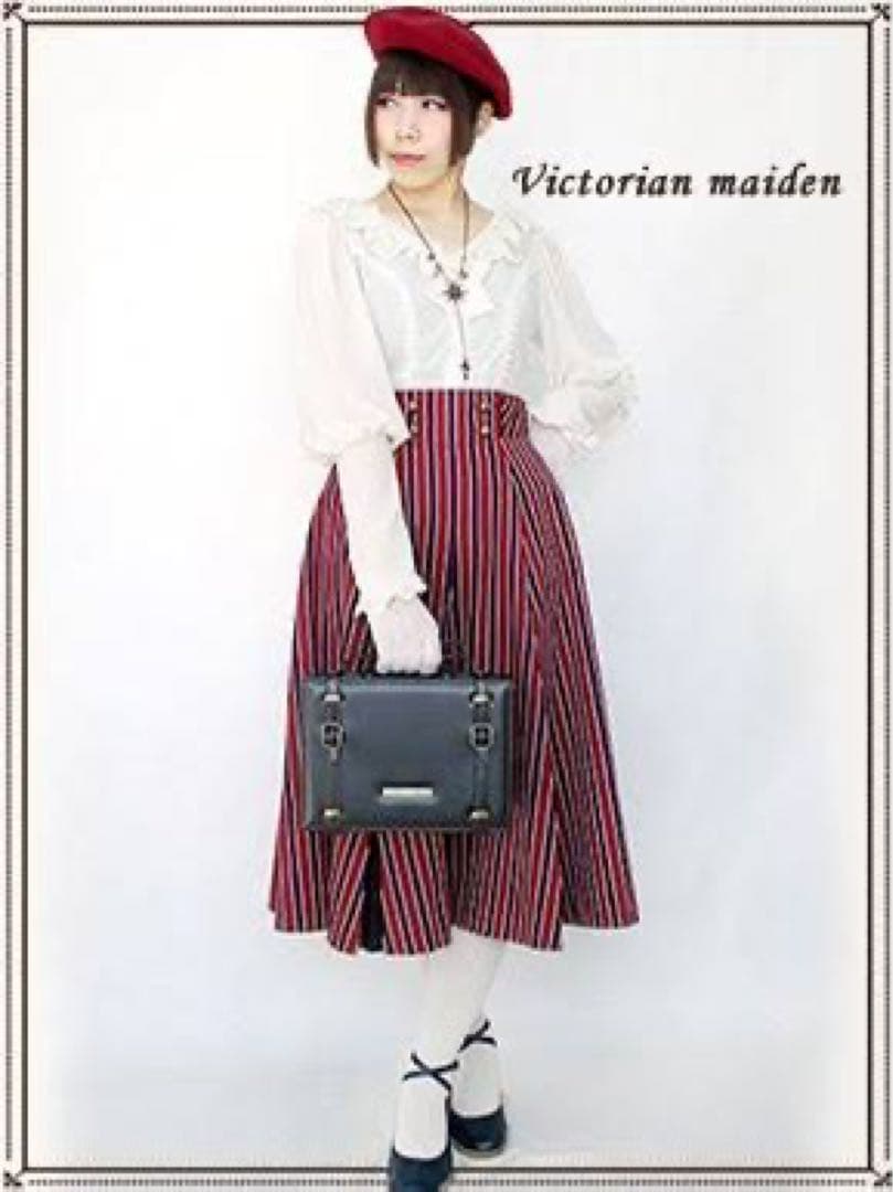 Victorian Maiden ストライプ　ロング キュロット スカート