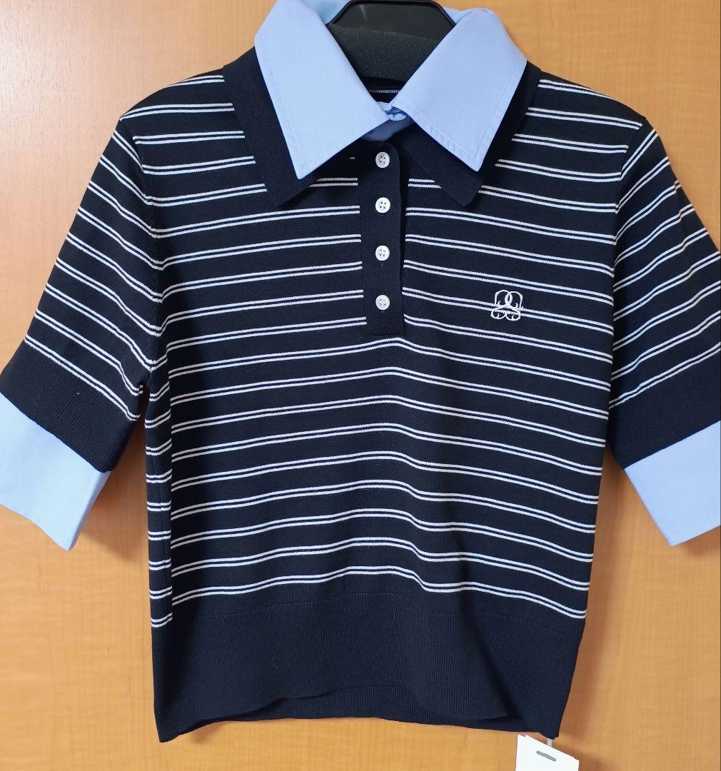 【新品】スナイデル　シャツドッキングニットポロ