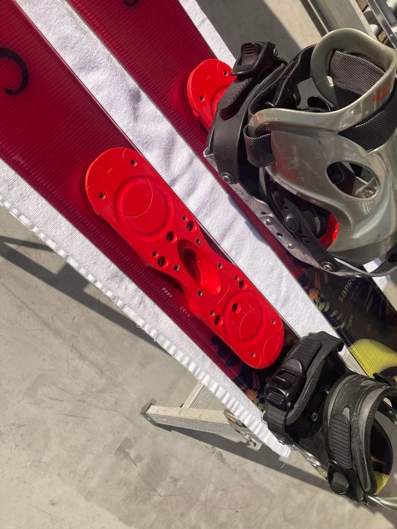 ショート(ファン)スキー　スノーボードブーツ用SALOMON× SALOMON赤