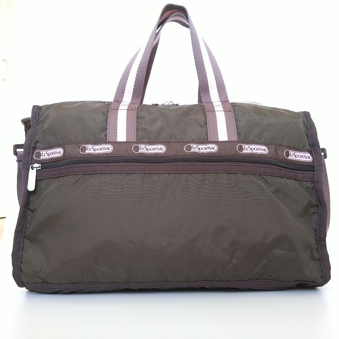 レスポートサック ボストンバッグ 2WAY 旅行バッグ ブラウン ピンク