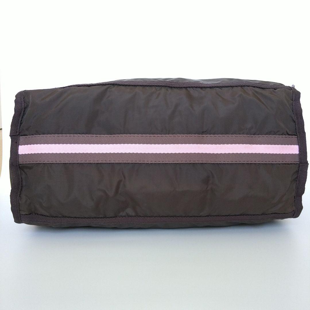 レスポートサック ボストンバッグ 2WAY 旅行バッグ ブラウン ピンク