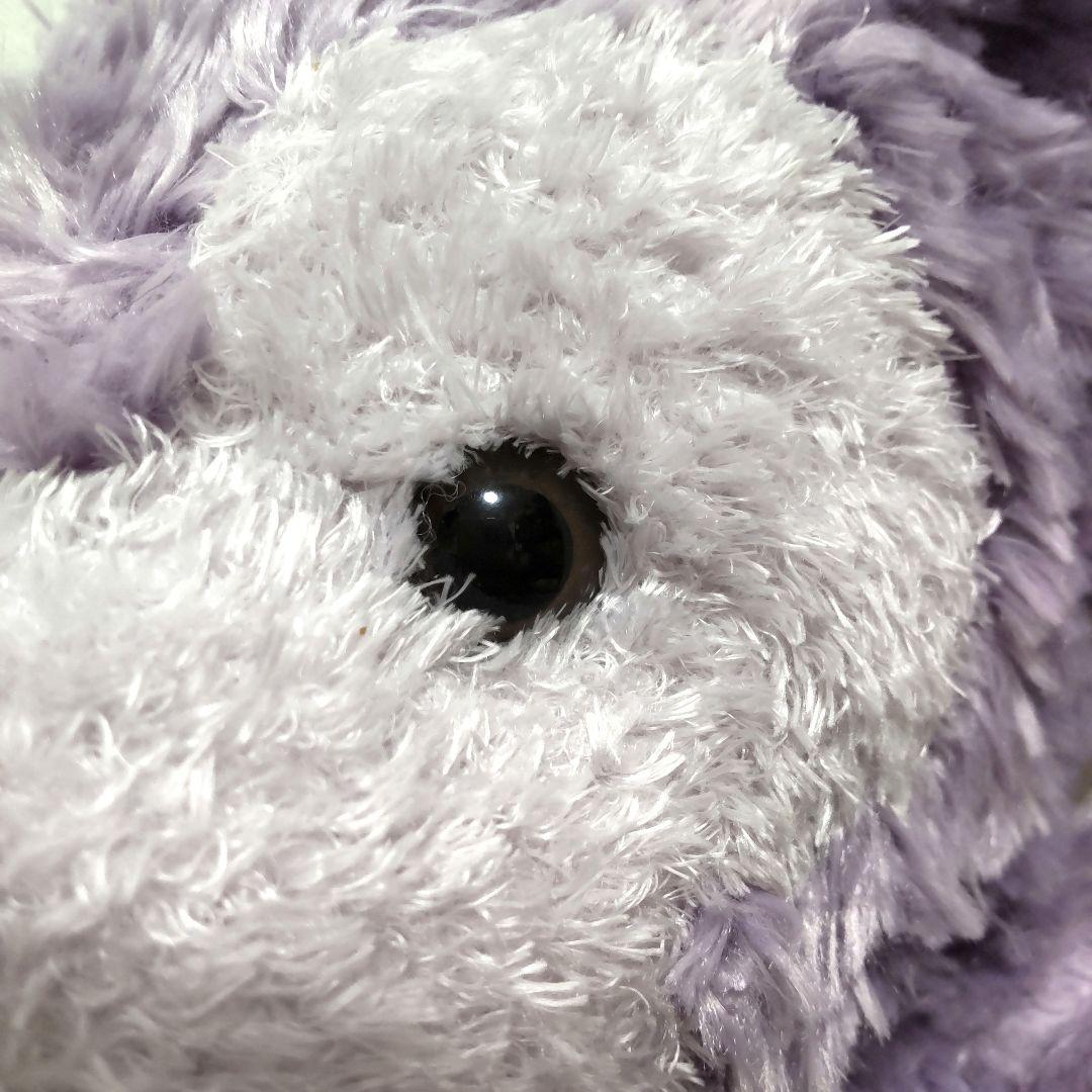 WDW　ディズニーベア　ダッフィー　パープル　ラベンダー　紫　ぬいぐるみ