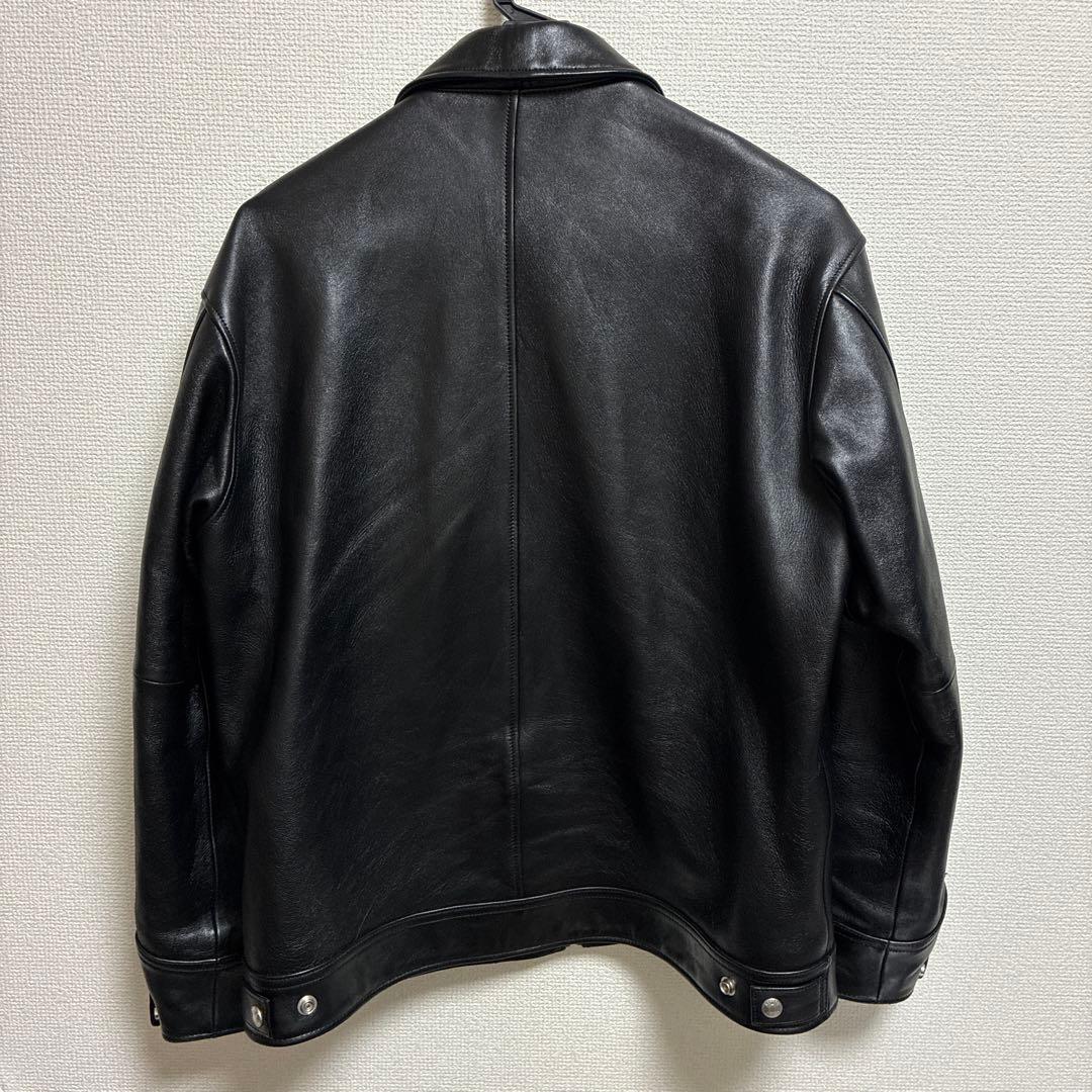 Schott NYC LEATHER TRACKER JACKET M ブラック
